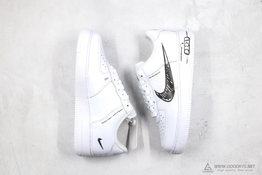 Nike Air Force 1 Low Sketch Pack Black