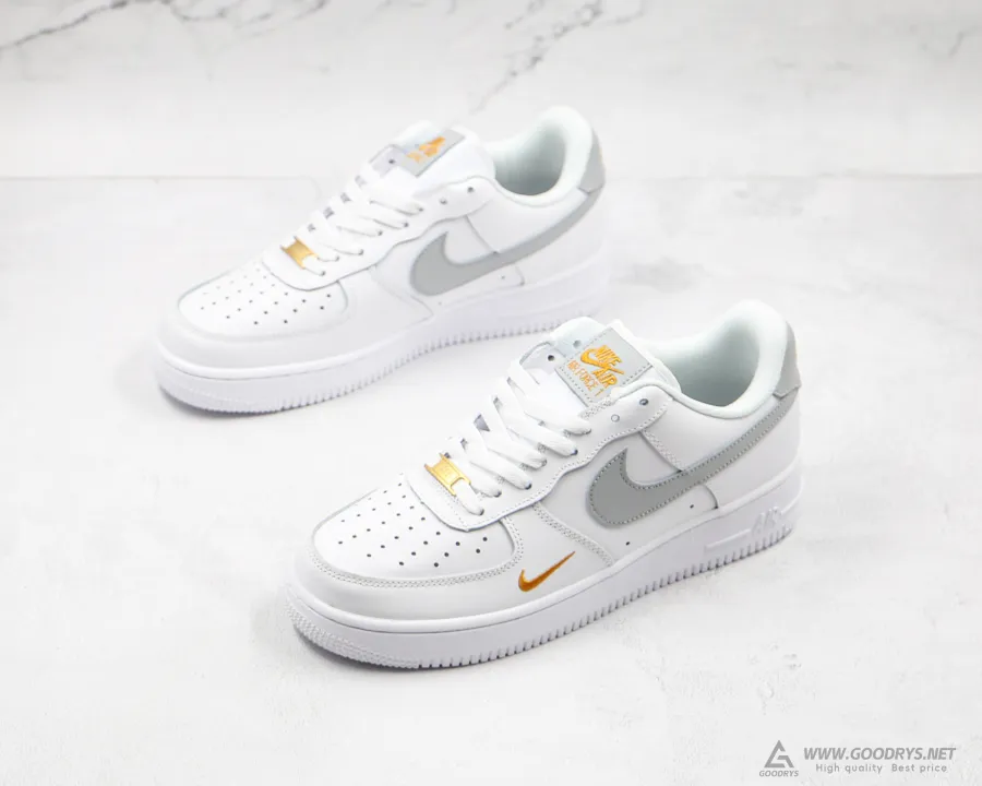 Nike Air Force 1 Low White/Grey/Gold 