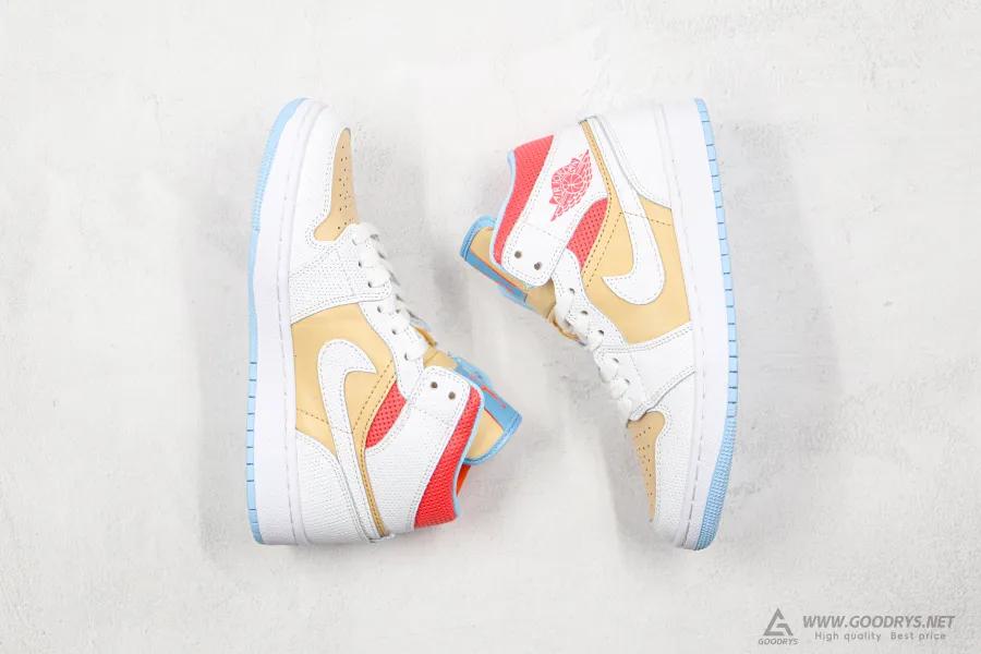 Wmns Air Jordan 1 Mid Se Sesame 