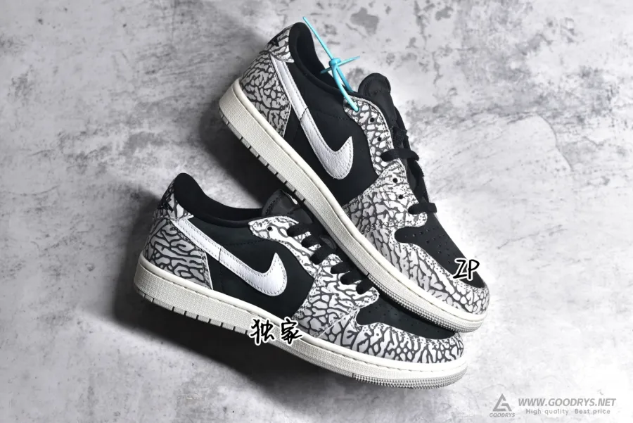 Air Jordan 1 Retro Low Og Black Cement