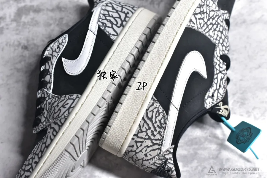 Air Jordan 1 Retro Low Og Black Cement