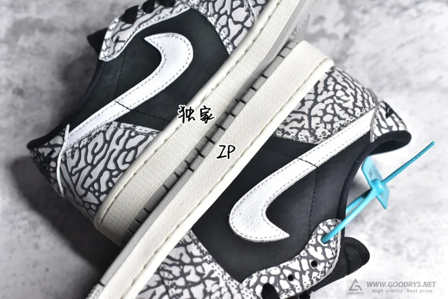 Air Jordan 1 Retro Low Og Black Cement