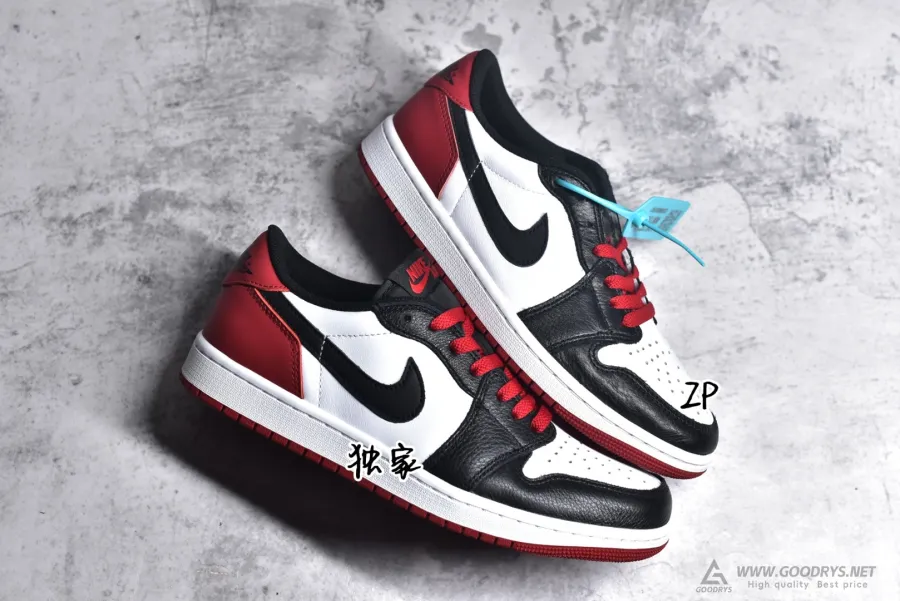 Air Jordan 1 Retro Low Og Black Toe