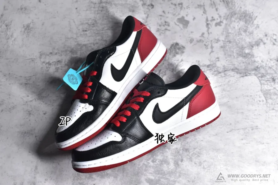 Air Jordan 1 Retro Low Og Black Toe