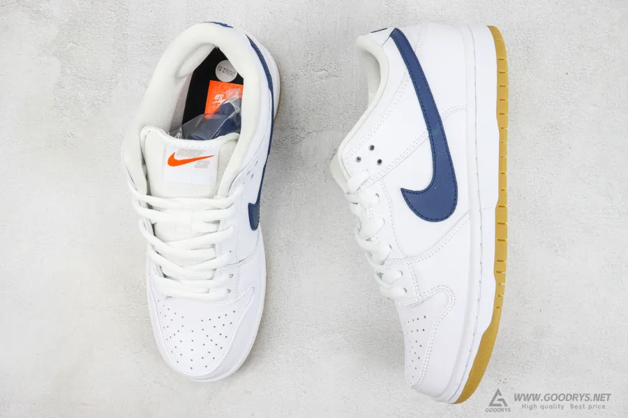 Nike Sb Dunk Low Orange Label White Navy 