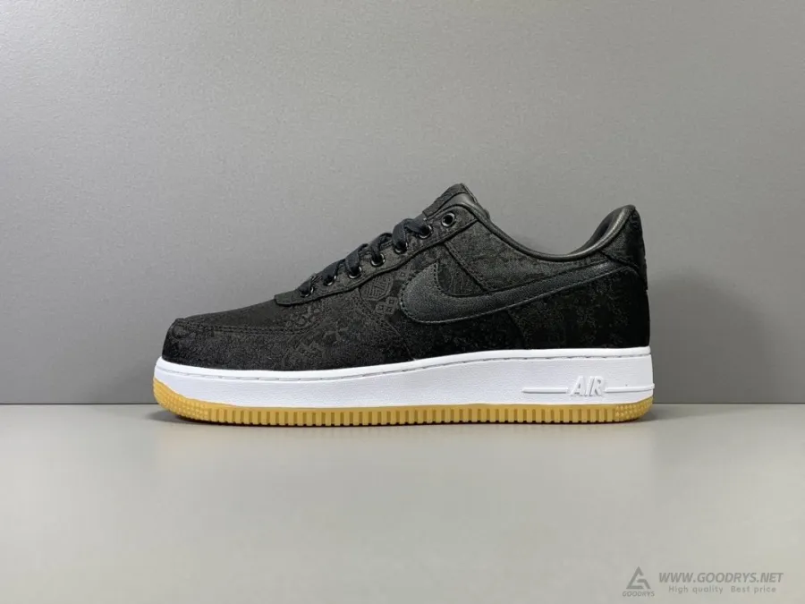 Fragment Clot Air Force 1 Black Silk