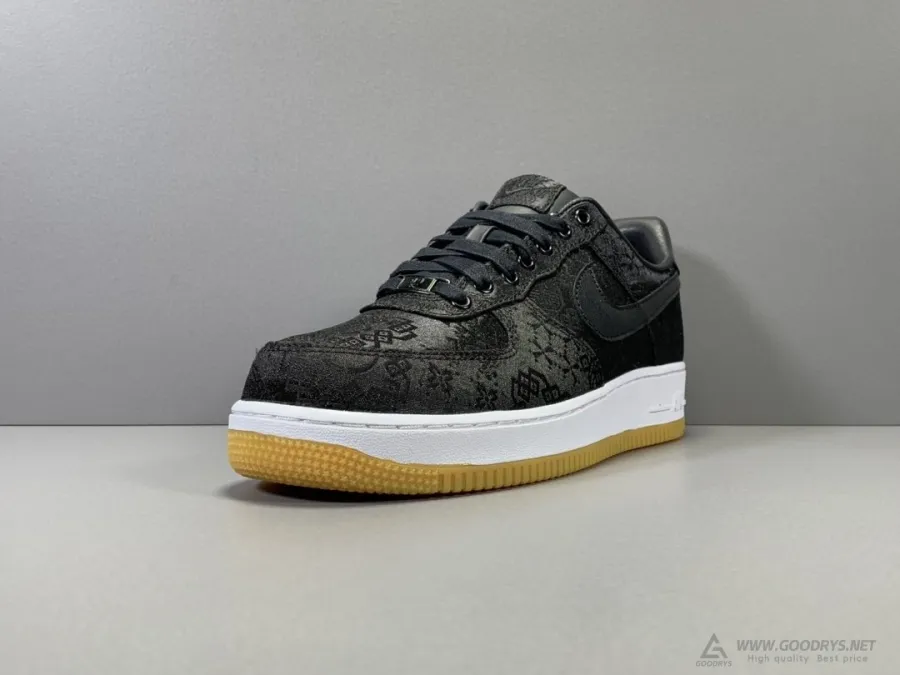 Fragment Clot Air Force 1 Black Silk