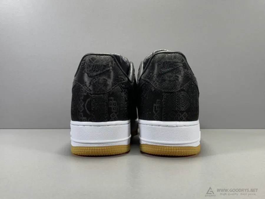 Fragment Clot Air Force 1 Black Silk