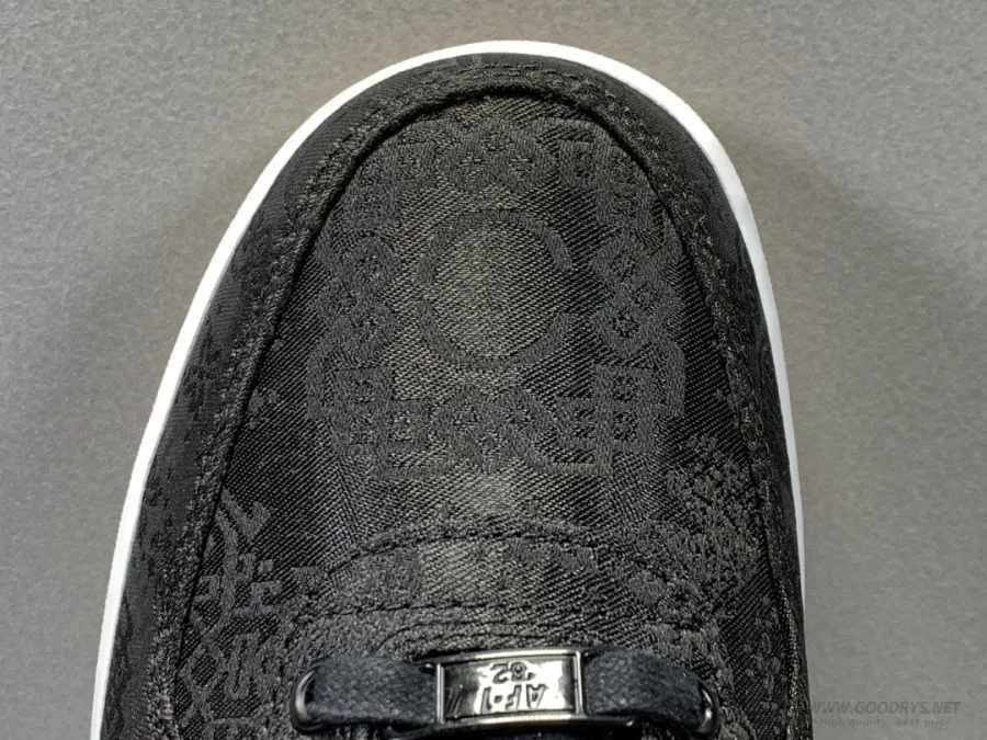 Fragment Clot Air Force 1 Black Silk