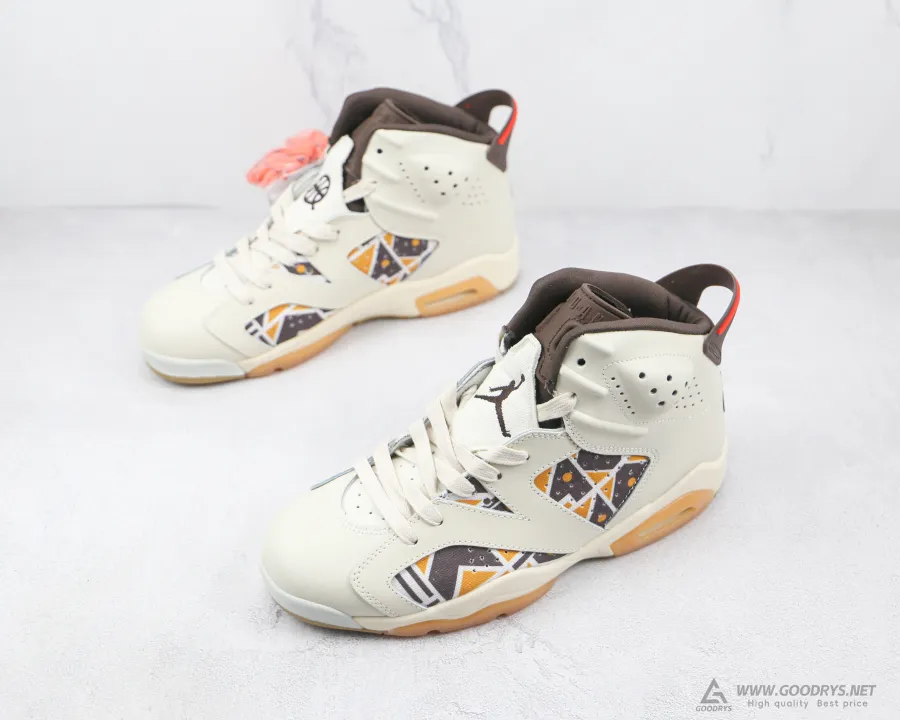 Air Jordan 6 Retro Quai 54 - Sail Gum 