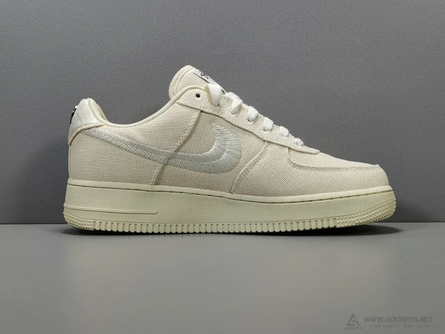 Stussy X Air Force 1 Low Fossil Stone