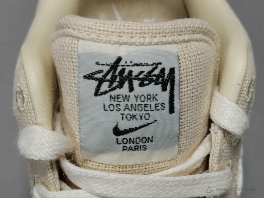 Stussy X Air Force 1 Low Fossil Stone