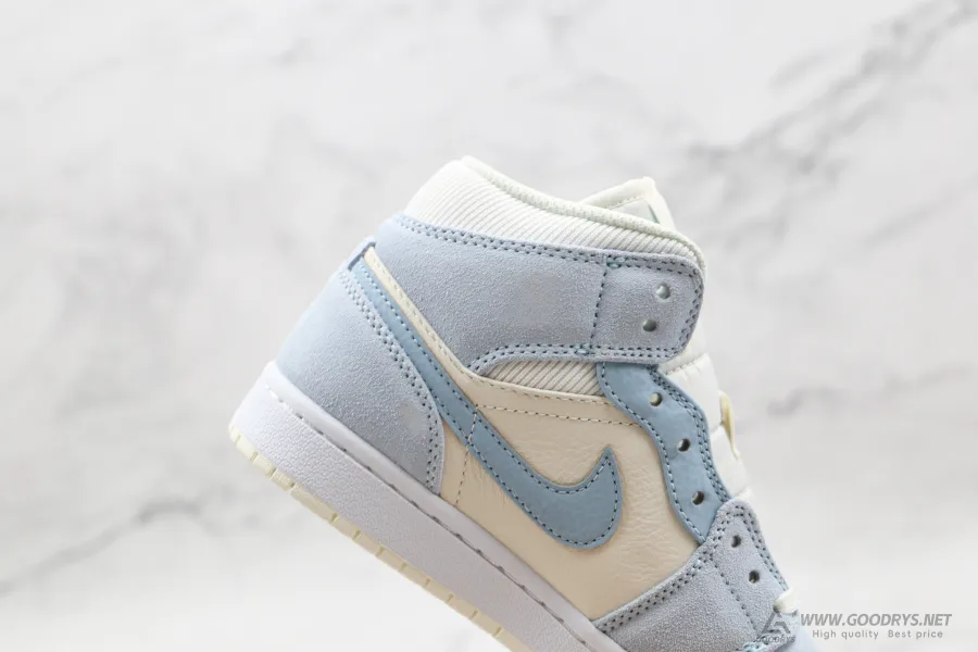 Air Jordan 1 Sail Light Blue  Mid Se