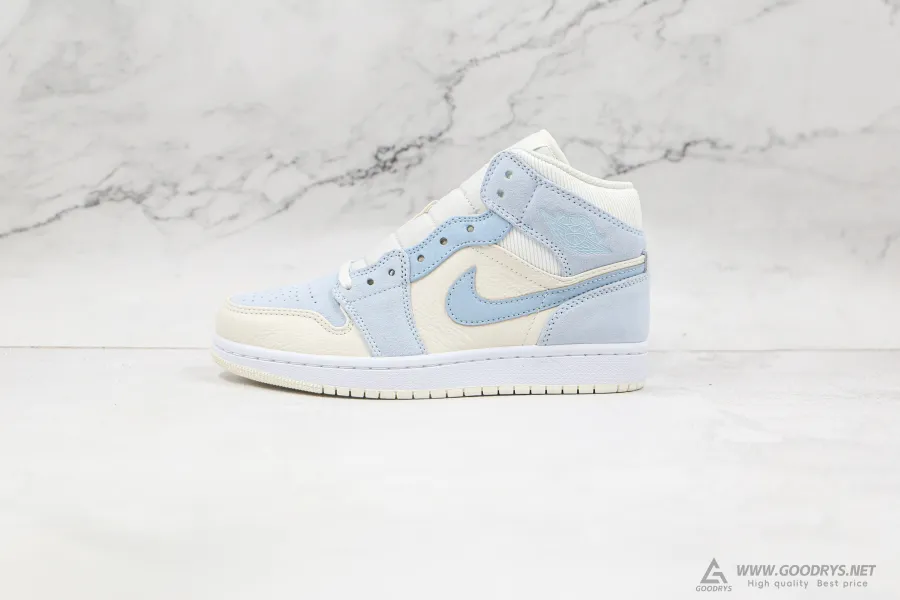 Air Jordan 1 Sail Light Blue  Mid Se