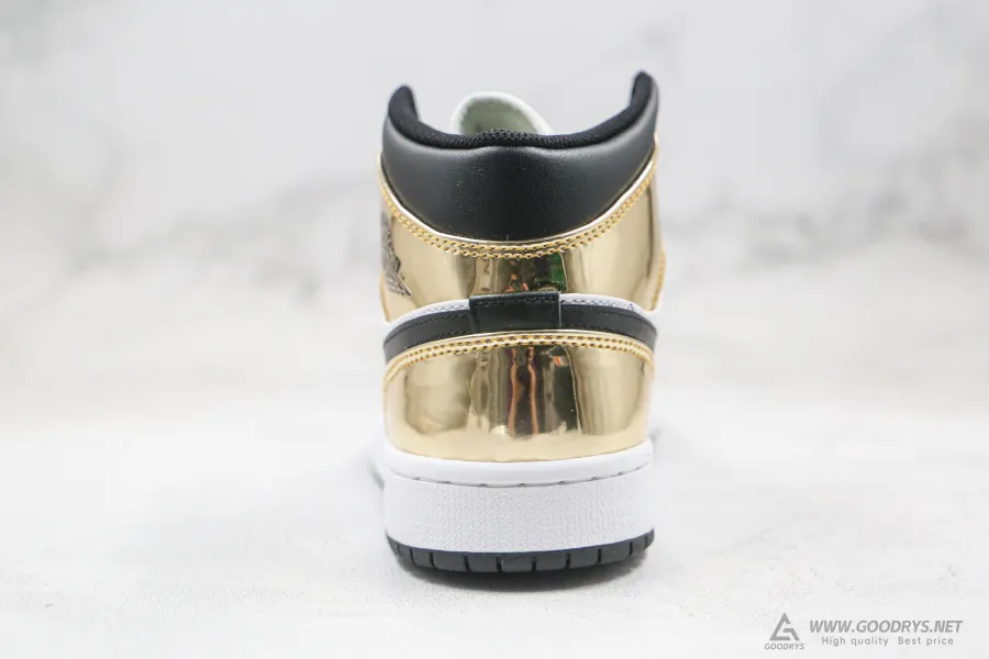 Airjordan 1 Mid Metallic Gold