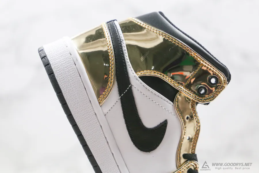 Airjordan 1 Mid Metallic Gold