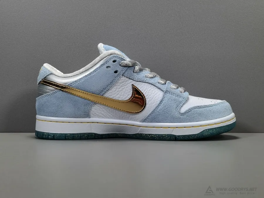 Sean Cliver X Sb Dunk Low White Blue