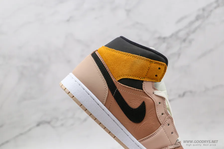 Wmns Airjordan 1 Mid Se Particle Beige 