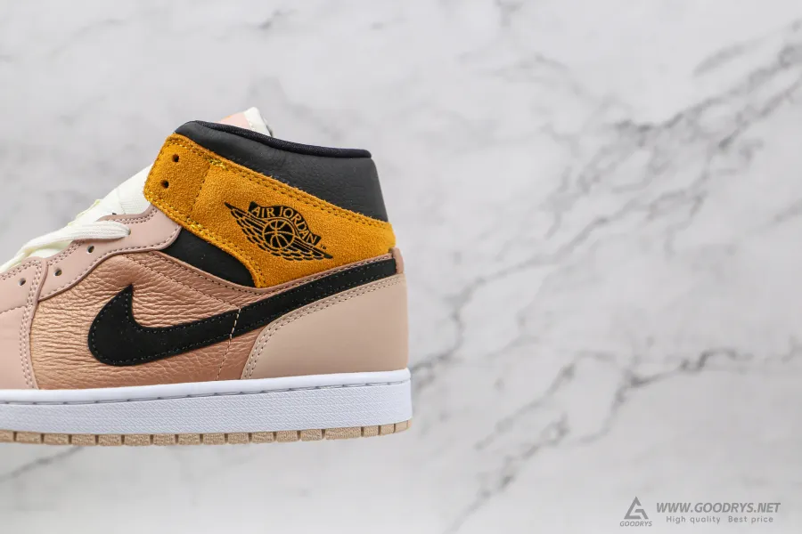 Wmns Airjordan 1 Mid Se Particle Beige 