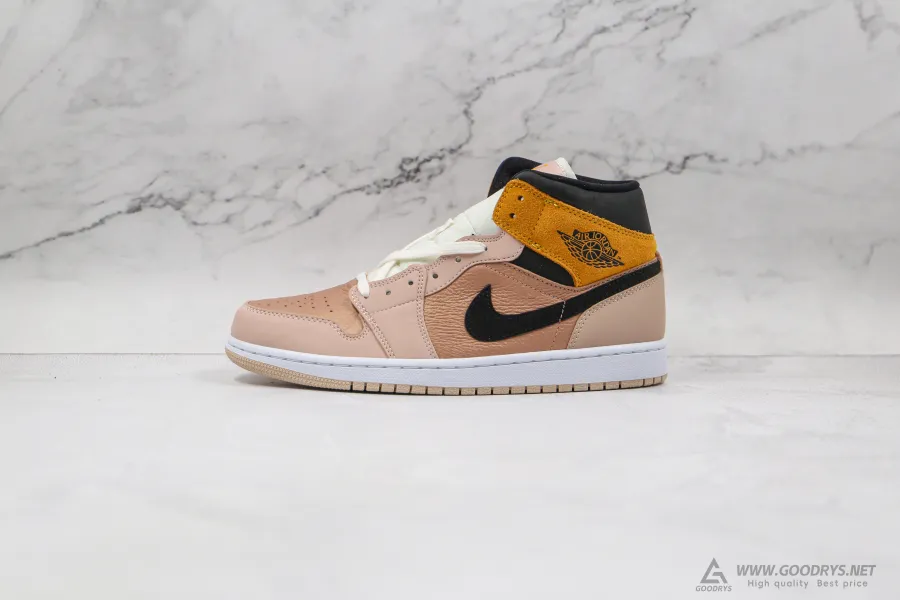 Wmns Airjordan 1 Mid Se Particle Beige 