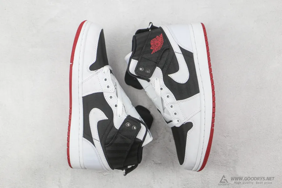 Wmns Air Jordan 1 Mid Se Utility White Black Gym Red 