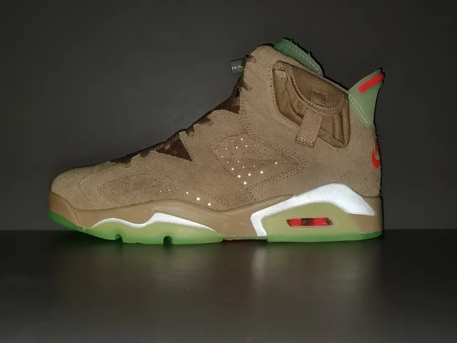 Travis Scott X Air Jordan 6 British Khaki