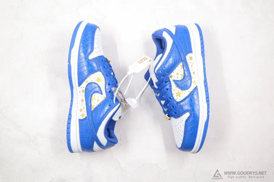 Nike Sb Dunk Low Stars Hyper Blue 