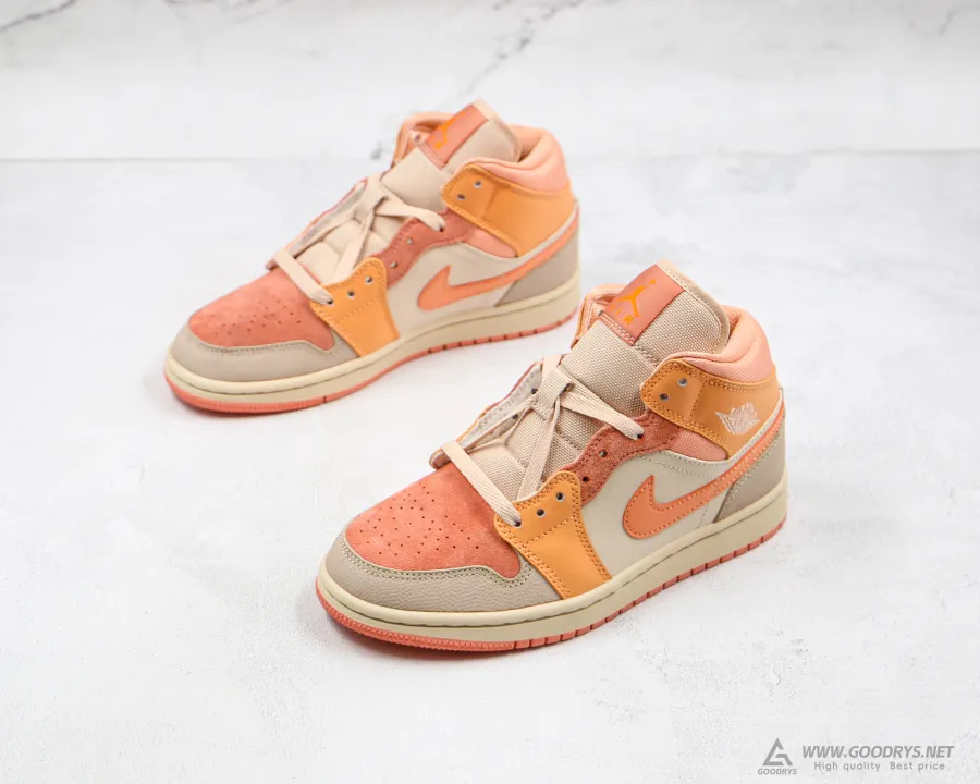 Air Jordan 1 Apricot Orange Mid