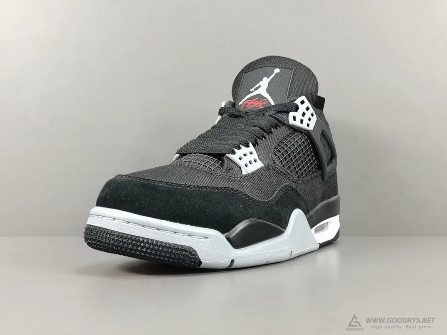 Air Jordan 4 Retro Se Black Canvas