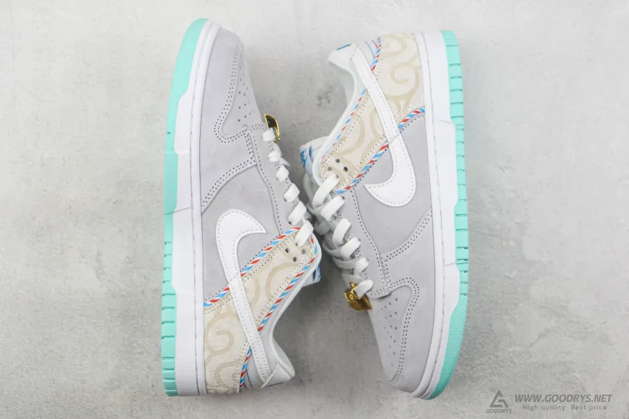 Nike Dunks Low Barber Shop Grey