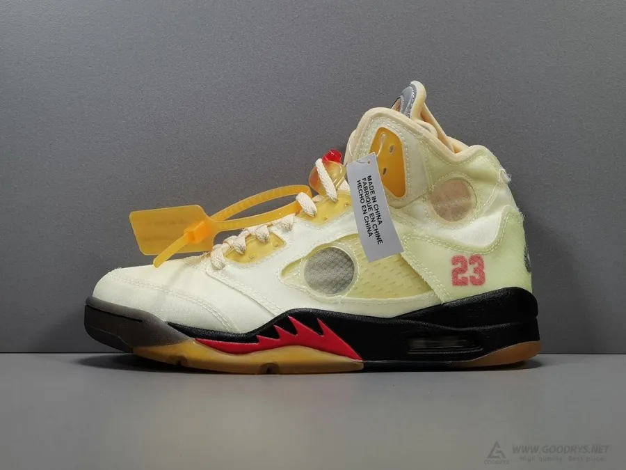 Off-White X Air Jordan 5 Sail