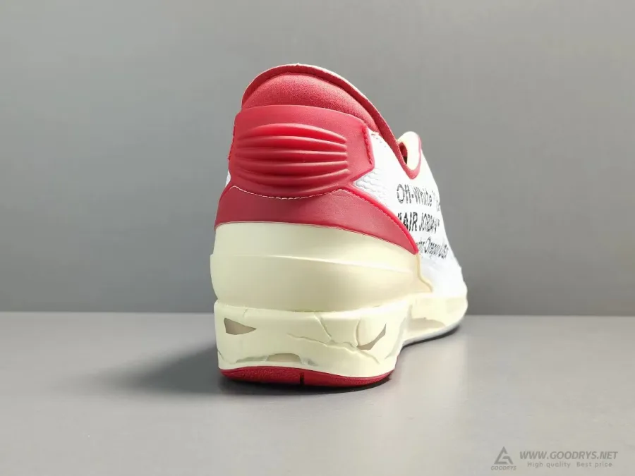 Off-White X Air Jordan 2 Low White Red