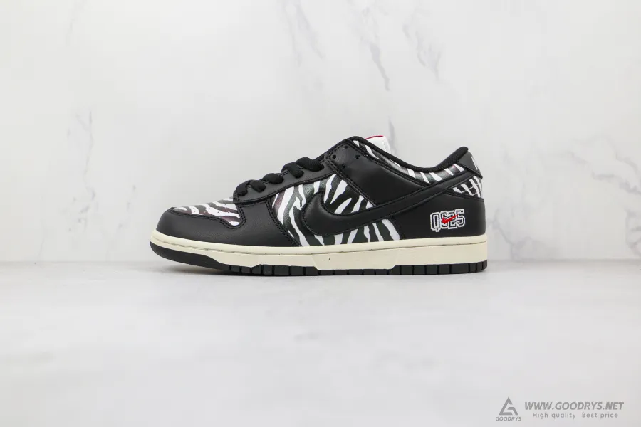 Quartersnacks X Nike Sb Dunk Low Zebra