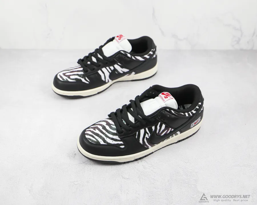 Quartersnacks X Nike Sb Dunk Low Zebra