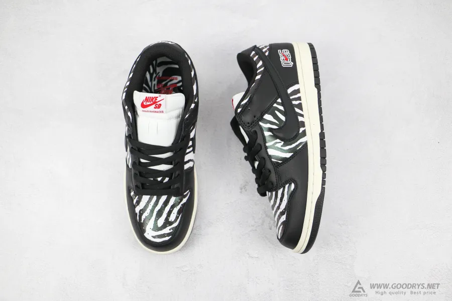 Quartersnacks X Nike Sb Dunk Low Zebra