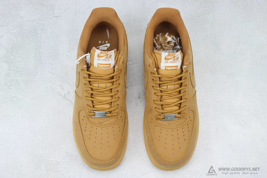 Supreme X Air Force 1 Low Sp Box Logo - Wheat 