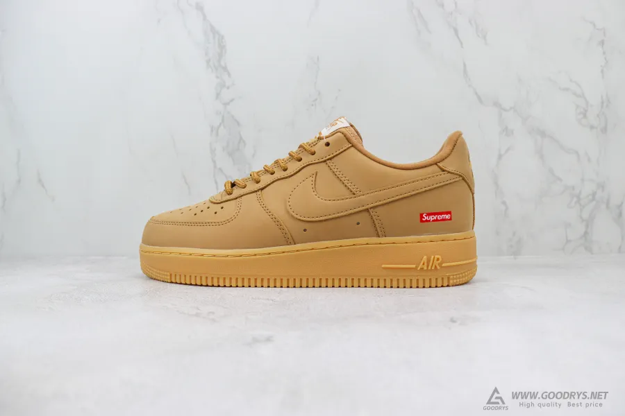 Supreme X Air Force 1 Low Sp Box Logo - Wheat 