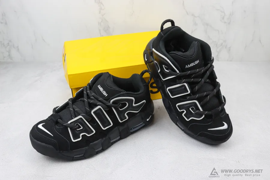 Ambush X Air More Uptempo Low Black 