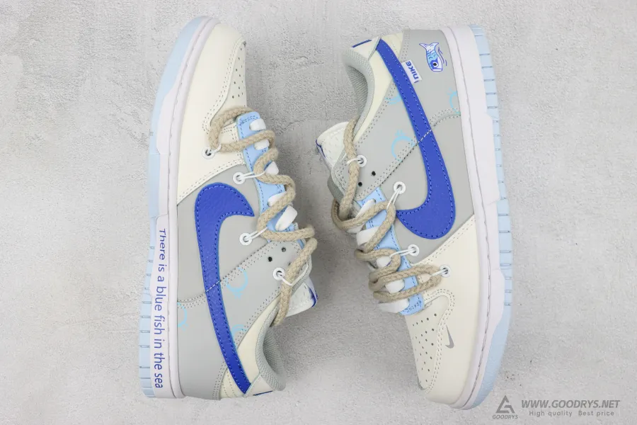 Nike Low Gs Lvory Hyper Royal 