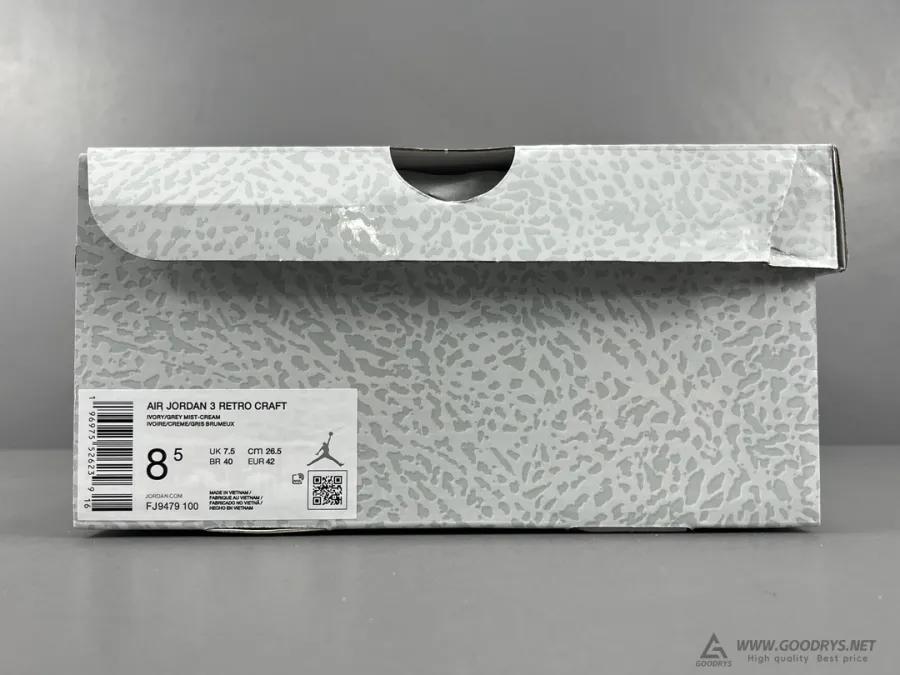 Air Jordan 3 Retro SE Craft - Ivory