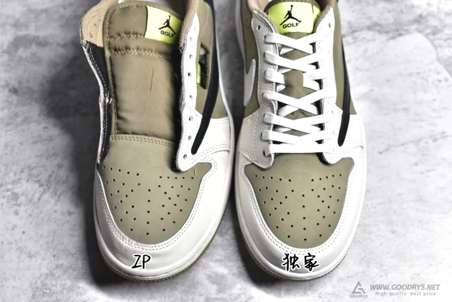 Travis Scott X Air Jordan 1 Low Golf Neutral Olive