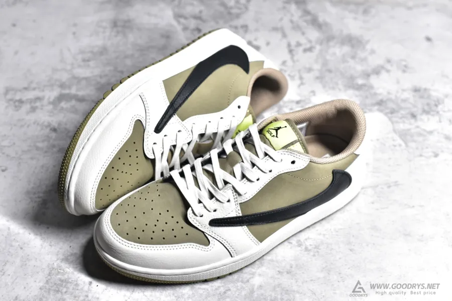 Travis Scott X Air Jordan 1 Low Golf Neutral Olive