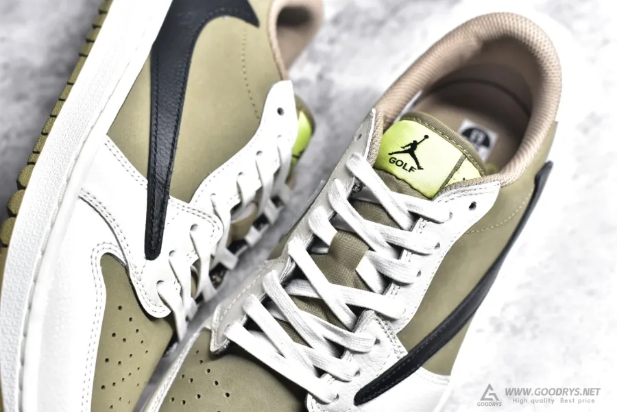 Travis Scott X Air Jordan 1 Low Golf Neutral Olive